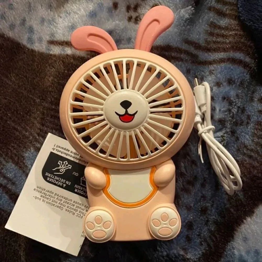 Pink Mini USB Dog Fan - Picture 4 of 5